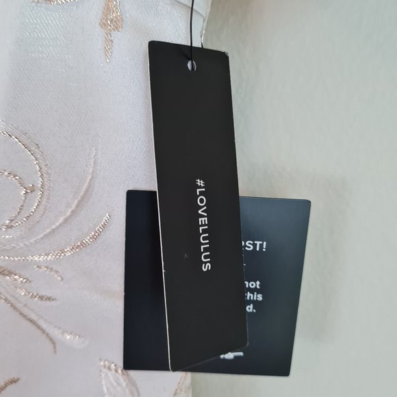 NWT Go with the Glow Metallic Champagne Floral - Picture 7 of 10